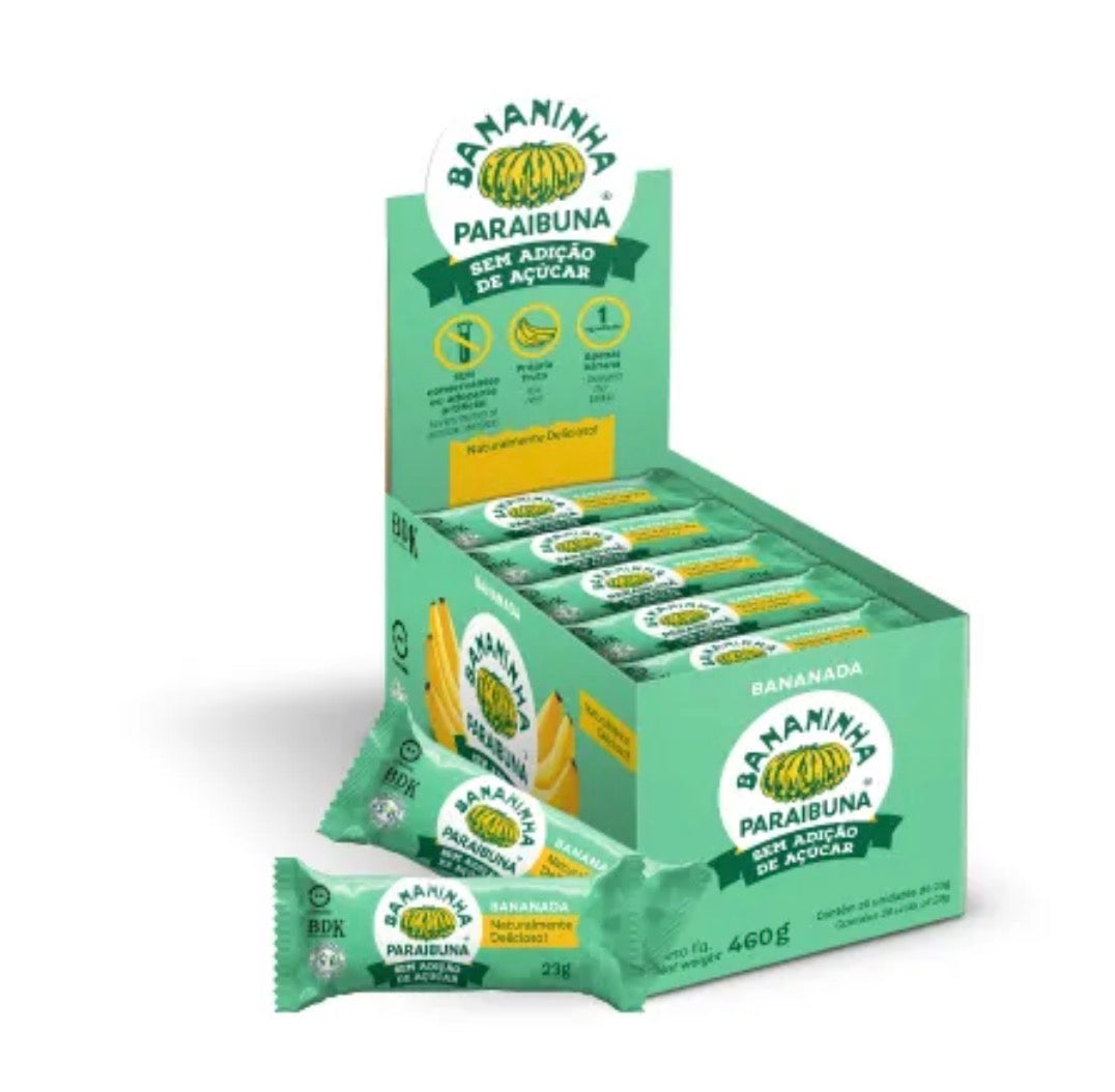 Bananinha Zero Açúcar - 20 unidades